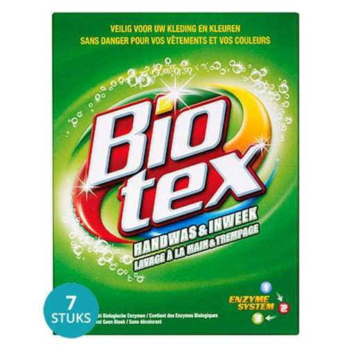 Foto van Biotex Waspoeder Handwas And Inweek Voordeelverpakking