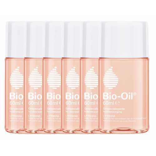 Foto van Bio Oil Verzacht Littekens Huidstriemen En Pigmentvlekken Voordeelverpakking 6x60ml