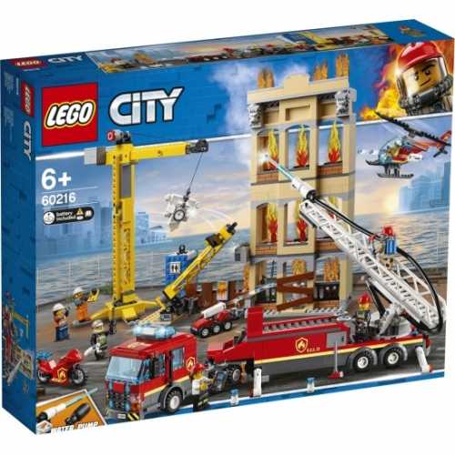 Foto van Brandweerkazerne In De Stad Lego 60216