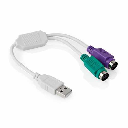 Foto van USB 2.0 naar PS/2 Adapter - Goobay