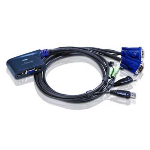 Foto van 2-Poorts USB VGA KVM Schakelaar Met Audio - Aten - Aten