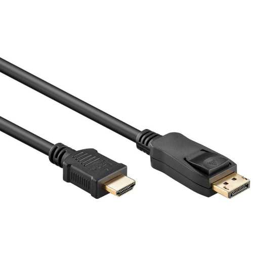 Foto van DisplayPort naar HDMI - 1 meter - Zwart - Goobay