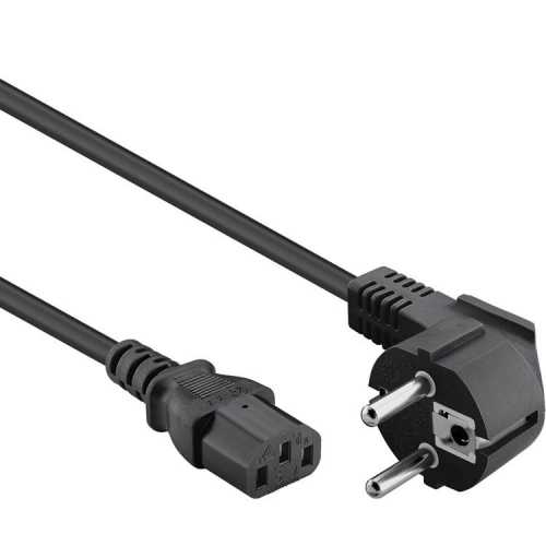 Foto van C13 - 3 meter - Zwarte Kabel - Techtube Pro