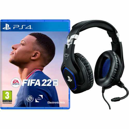 Foto van FIFA 22 PS4 + Trust GXT 488 FORZE Gaming Headset