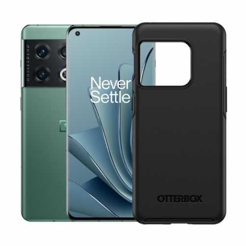 Foto van OnePlus 10 Pro 256GB Groen 5G + Otterbox Back Cover Zwart