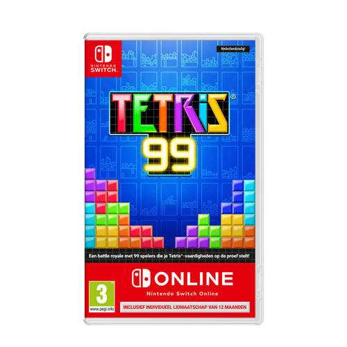 Foto van Tetris 99 + 12 maanden Nintendo Switch online Lidmaatschap (Nintendo Switch)
