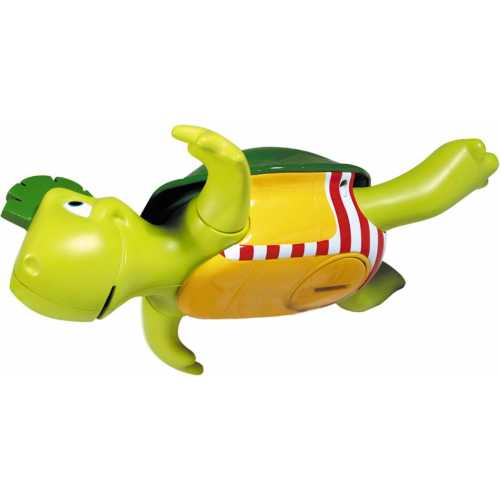 Foto van Tomy badspeelgoed zwem & zing schildpad 21,5 cm groen