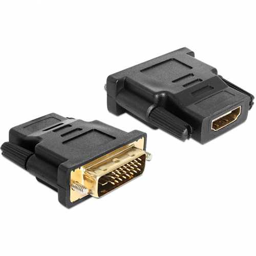 Foto van DeLOCK 65466 adapter DVI 24+1 pin male > HDMI female