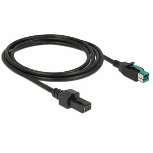 Foto van DeLOCK PoweredUSB kabel male 12 V > 2 x 4 pin male voor POS printers en terminals 2 m
