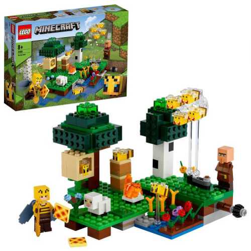 Foto van LEGO Minecraft - De bijenhouderij 21165