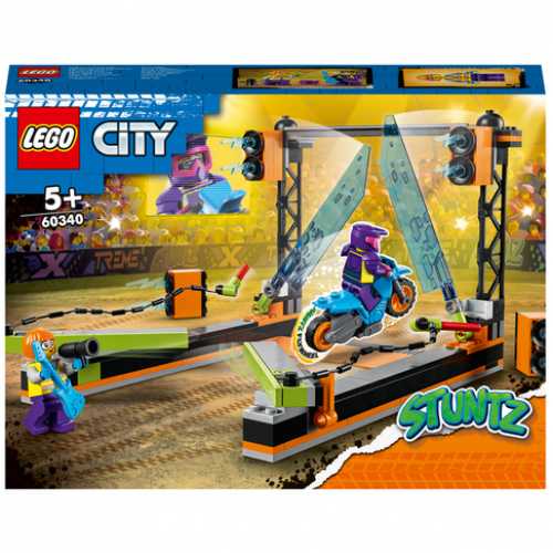Foto van LEGO City - Het mes stuntuitdaging 60340