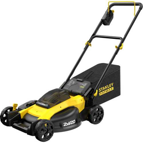 Foto van Stanley Fatmax V20 Brushless Grasmaaier Incl. 2x accu, oplader