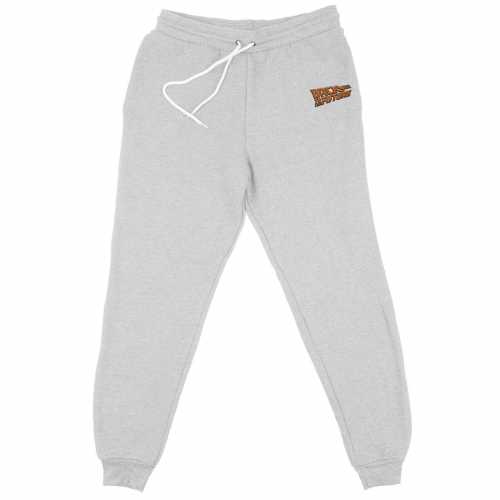 Foto van Back To The Future Logo Embroidered Unisex Joggers - Grey - XL