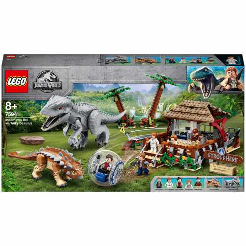 Foto van LEGO Jurassic World: Indominus Rex vs. Ankylosaurus Set (75941)