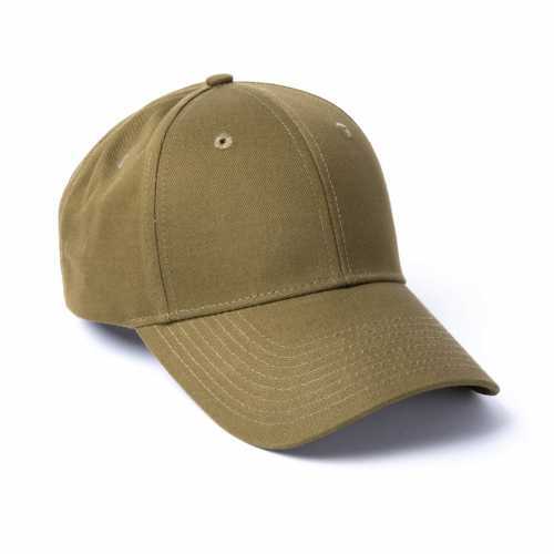 Foto van Milliner 6 Panel Cotton Baseball Cap Military Olive Mr Flat Embroidered