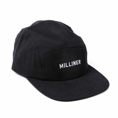 Foto van Milliner 5 Panel Cotton Black with Milliner Embroidered