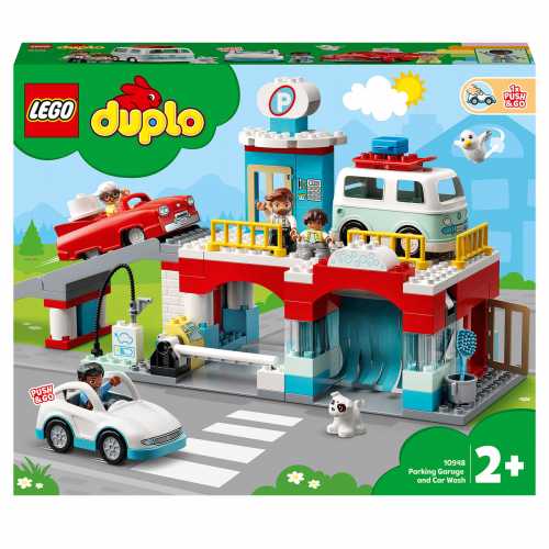 Foto van LEGO DUPLO - Parkeergarage en wasstraat 10948