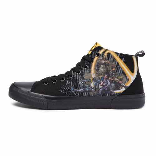 Foto van Akedo x Borderlands CL4P-TP All Black Signature High Top - US Men's 6.5 / US Women's 8 / UK 6 / EU 39.5