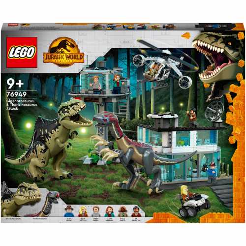 Foto van LEGO Jurassic World - Giganotosaurus & Therizinosaurus aanval 76949