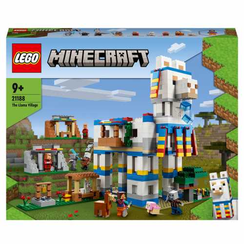 Foto van LEGO Minecraft - Het lamadorp 21188