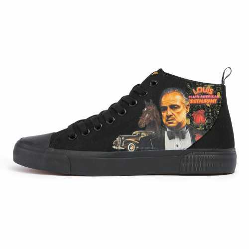 Foto van Akedo x Godfather 50th Anniversary Black Signature High Top - UK 11 / EU 45.5 / US Men's 11.5 / US Women's 13