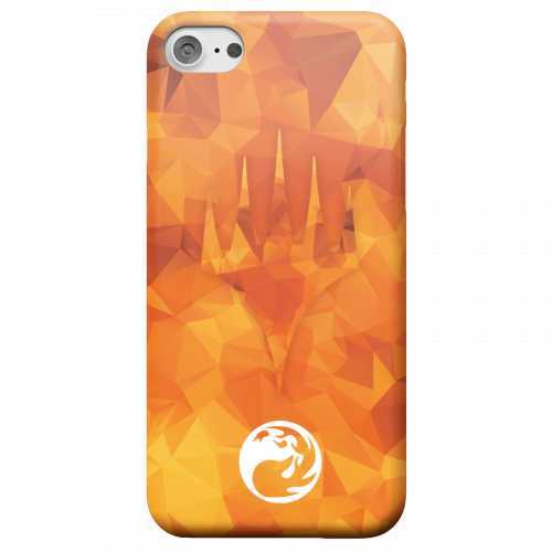 Foto van Magic The Gathering Red Mana Phone Case for iPhone and Android - iPhone 8 Plus - Snap case - glossy
