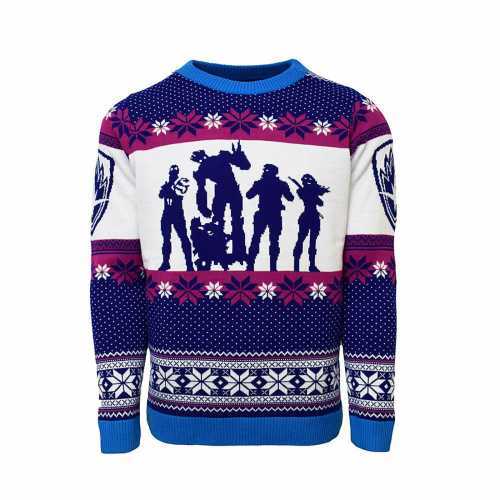 Foto van Guardians of the Galaxy Christmas Jumper - Blue - XS